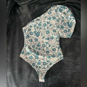 Free People one shoulder top - size M - lightly worn - no longer available on FP